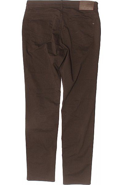 BRAX Pánské rovné volnočasové tmavě hnědé dlouhé kalhoty s kapsami Velikost M | BRAX | obrázek 2