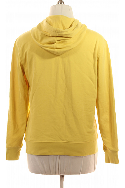 ARMANI Pánská žlutá mikina s kapucí přes hlavu streetwear Vel. L | ARMANI | obrázek 2