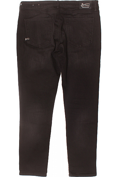 denham Pánské černé úzké džíny seprané s kapsami Velikost 29/30 | denham | obrázek 2