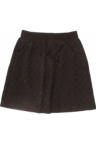 numph Dámská polyesterová černá áčková vzorovaná krátká sukně s pružným pasem Vel. 38 | numph | obrázek 2