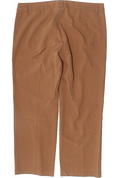 marella Dámské hnědé polyesterové oblekové rovné kalhoty elegantní business Velikost 42 | marella | obrázek 3