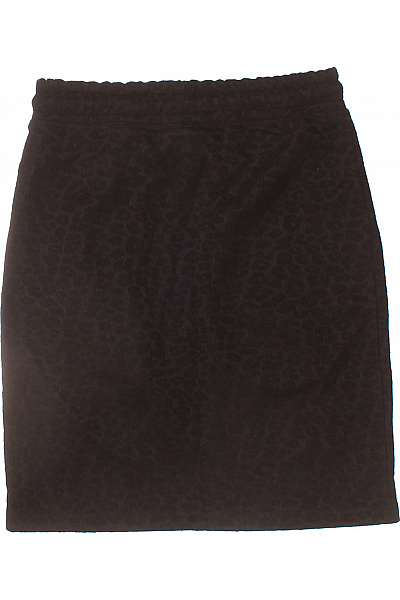 Kaffe Dámská viskózová černá vzorovaná sukně mini se zipem Velikost XS | Kaffe | obrázek 3