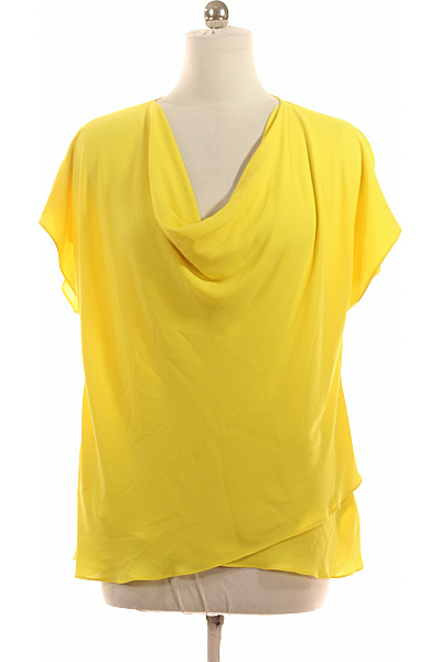Joseph Ribkoff žlutá halenka bez rukávů elegantní volná asymetrická Vel. XXL | Joseph Ribkoff | obrázek 2