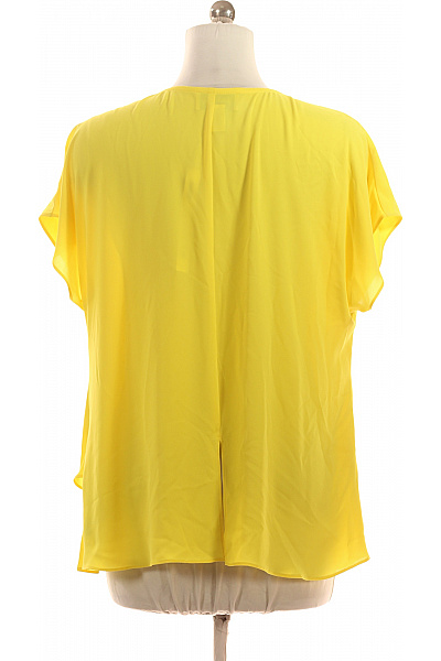 Joseph Ribkoff žlutá halenka bez rukávů elegantní volná asymetrická Vel. XXL | Joseph Ribkoff | obrázek 3