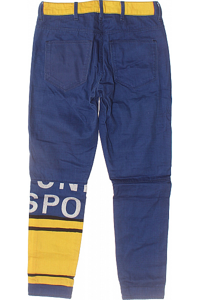 G-Star Pánské modré džíny s potiskem žluté pruhy rovné streetwear Vel. XS | G-Star | obrázek 2