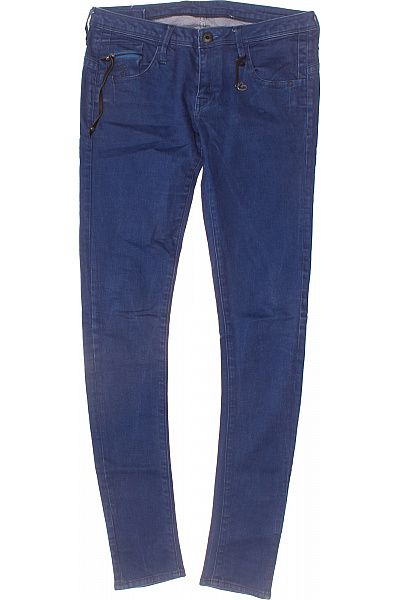 G-Star Dámské Modré Strečové Skinny Džíny S Kapsami Vel. M