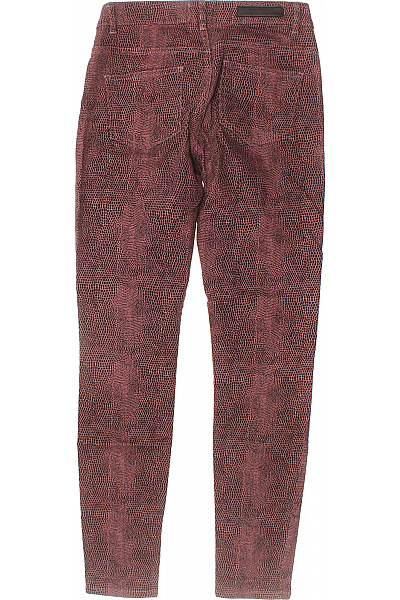 SELECTED Dámské džíny úzké růžové s potiskem hadí kůže strečové Vel. w29 | SELECTED | obrázek 2