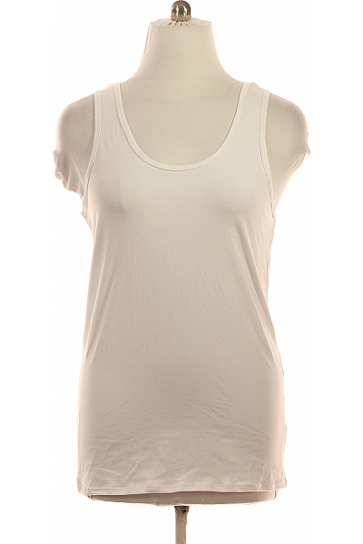 LAWRENCE GREY Dámské bílé tílko basic kulatý výstřih bez rukávů Velikost 3XL | LAWRENCE GREY | obrázek 2