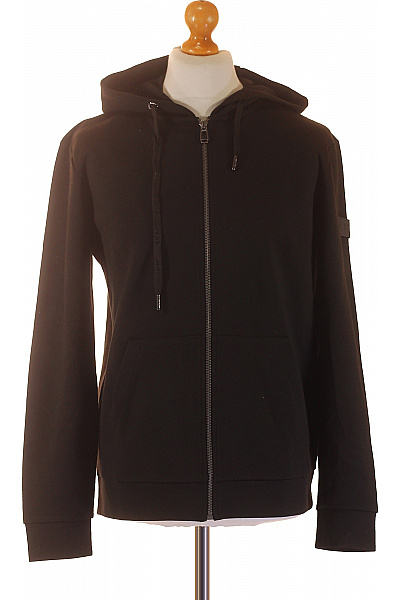 JOOP! Pánská černá polyesterová mikina s kapucí a dlouhým rukávem na zip Vel. m | JOOP! | obrázek 2