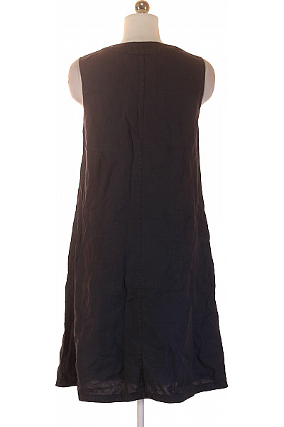 Marc O´Polo Lněné šaty černé jednoduché volné tunikové letní denní Vel. 34 | Marc O´Polo | obrázek 3