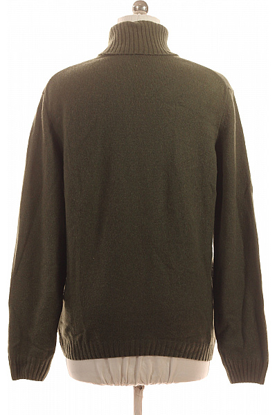 LAWRENCE GREY Dámský kašmírový rolák teplý zelený žebrovaný basic přes hlavu Velikost l | LAWRENCE GREY | obrázek 2