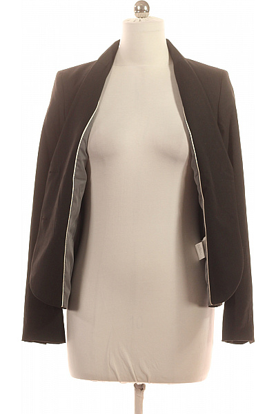 s.OLIVER Černé polyesterové vypasované sako business elegantní jednořadé Velikost 38 | s.OLIVER | obrázek 4