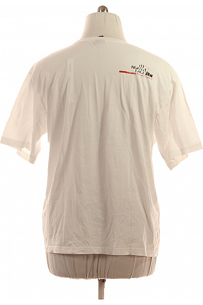 THE NORTH FACE Bavlněné bílé tričko s krátkým rukávem a potiskem basic Velikost xl | THE NORTH FACE | obrázek 2