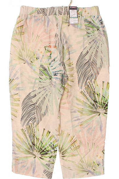 ZERRES Dámské letní volné kalhoty s potiskem zelené béžové Vel. 40 | ZERRES | obrázek 3