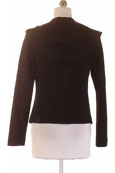 ZHRILL Černý vypasovaný blejzr ležérní s kapucí moderní na běžné nošení Vel. XS | ZHRILL | obrázek 3