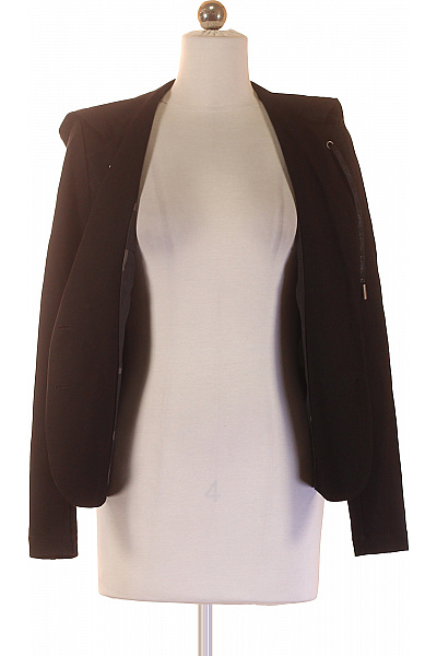 ZHRILL Černý vypasovaný blejzr ležérní s kapucí moderní na běžné nošení Vel. XS | ZHRILL | obrázek 4