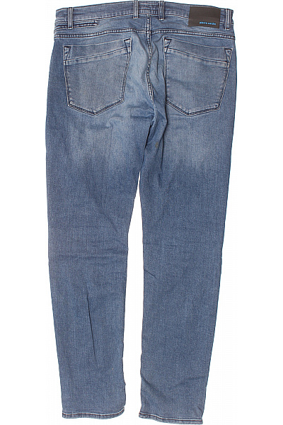 PIERRE CARDIN Pánské modré strečové džíny rovné seprané s kapsami Velikost 34/36 | PIERRE CARDIN | obrázek 2