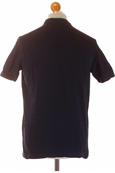 paul&shark Pánské Bavlněné Tričko Modré Krátký Rukáv Jednoduché S Výšivkou Vel. M | paul&shark | obrázek 3