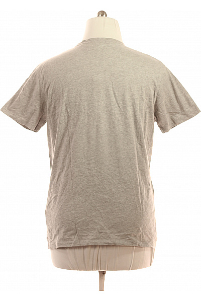 U.S.POLO ASSN. Pánské šedé tričko s krátkým rukávem a výšivkou basic Velikost xl | U.S.POLO ASSN. | obrázek 3