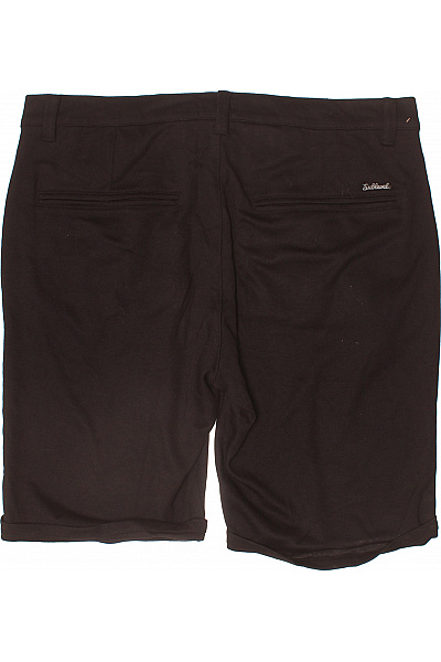 Sublevel Pánské tmavě hnědé chino kraťasy ležérní s kapsami Velikost 36 | Sublevel | obrázek 2