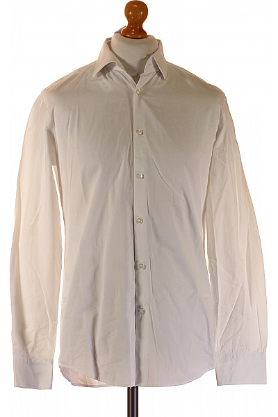 Hugo Boss Pánská Bílá Košile Dlouhý Rukáv Elegantní Business Slim Fit Vel. 40 | Hugo Boss | obrázek 2