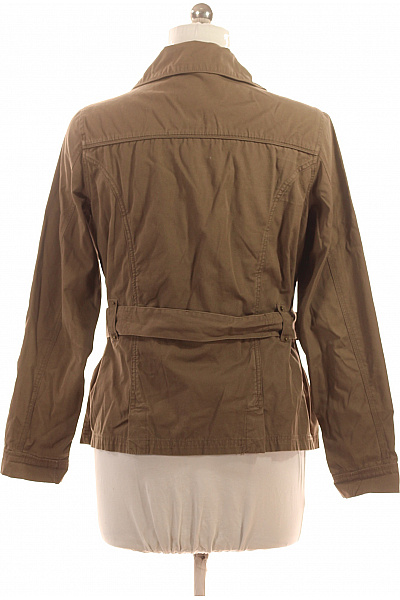 DESIGNERS Dámská khaki vojenská bunda s páskem kapsy army styl Velikost 40 | DESIGNERS | obrázek 3