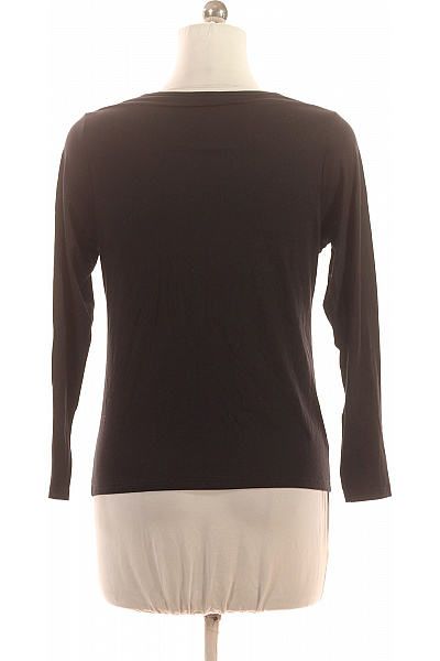 riani Dámské černé tričko dlouhý rukáv basic s velkým výstřihem Vel. S | riani | obrázek 2