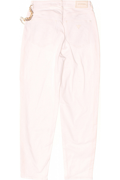 Guess Dámské bílé rovné džíny s řetízkem Vel. 42 | Guess | obrázek 2