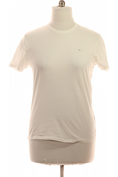 DIESEL Dámské Tričko S Krátkým Rukávem Jednobarevné Basic Bílé Vel. L