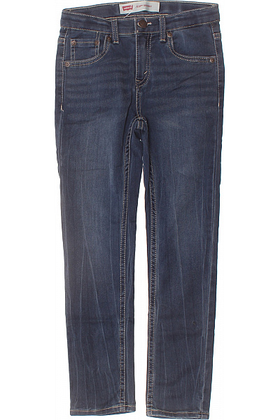LEVIS Dětské Chlapecké Džíny 510 Skinny Tmavě Modré Bavlněné úzké Vel. 128 Cm
