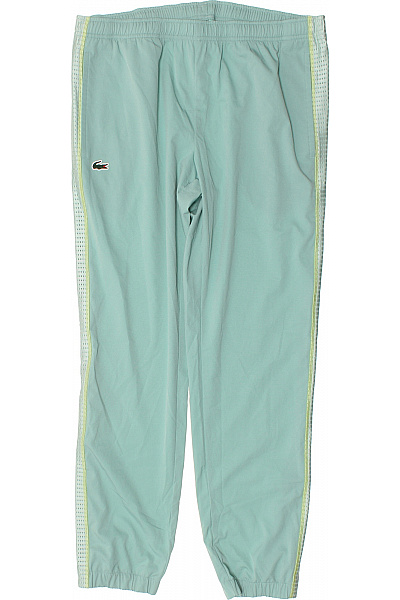 LACOSTE Dámské Sportovní Volnočasové Tepláky S Bočním Pruhem Pohodlné Velikost L