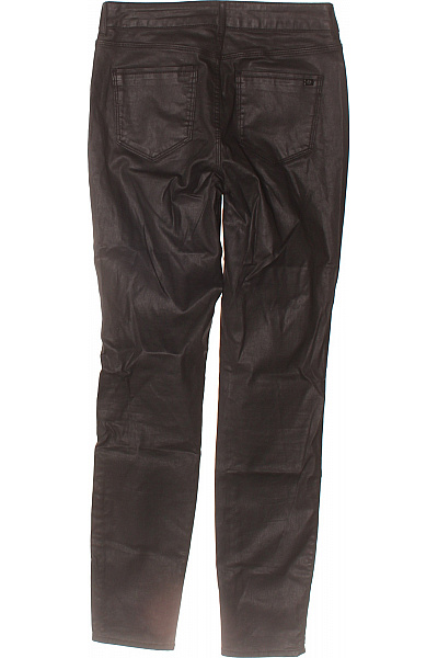 massimo dutti Dámské černé voskované skinny džíny strečové slim fit Vel. XS | massimo dutti | obrázek 2