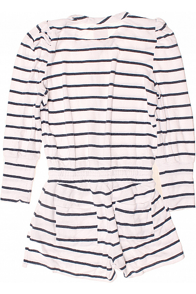 Dámský pruhovaný overal dlouhý rukáv bílý námořnický Vel. L | Unimoda | obrázek 2