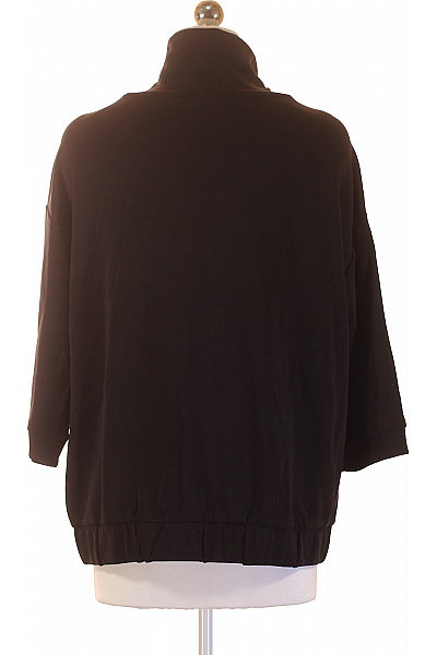 COMMA Dámská černá mikina na zip krátký rukáv streetwear Vel. 36 | COMMA | obrázek 2