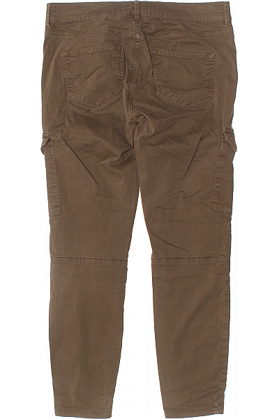 True Religion Dámské bavlněné cargo kalhoty khaki ležérní s kapsami Vel. 32 | True Religion | obrázek 2