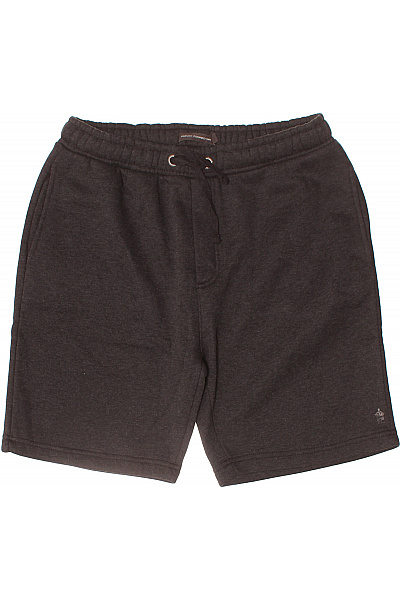 French Connection Pánské tmavě šedé teplákové kraťasy s mašlí a logem Vel. l | French Connection | obrázek 2
