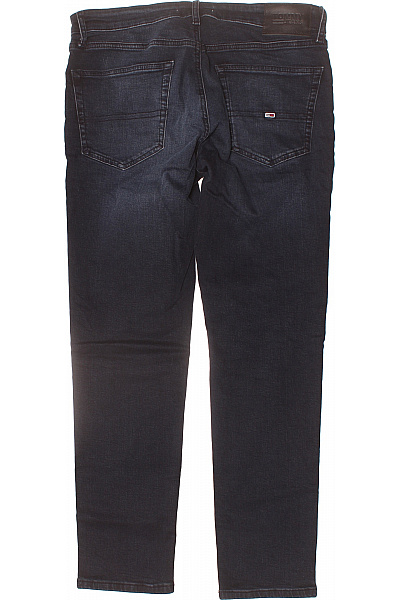 TOMMY HILFIGER Pánské tmavě modré rovné džíny bavlněné seprané Velikost 32/30 | TOMMY HILFIGER | obrázek 2