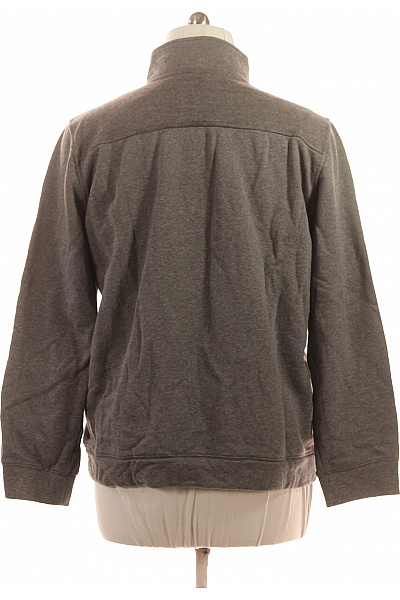 OLYMP Pánská šedá mikina přes hlavu se stojáčkem náprsní kapsy Velikost xxl | OLYMP | obrázek 3