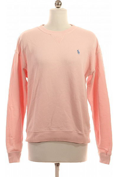 Ralph Lauren Dámská růžová mikina crewneck s dlouhým rukávem jednobarevná Velikost XS | Ralph Lauren | obrázek 2