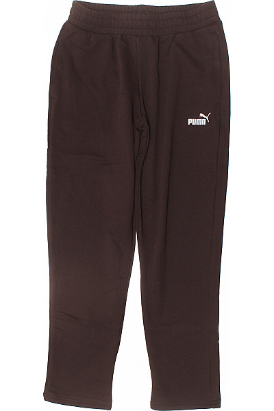 Puma Dámské Hnědé Sportovní Tepláky Volné Pohodlné S Pružným Pasem Velikost S