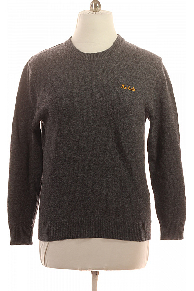 MAISON LABICHE Pánský šedý pulovr basic s nápisem the dude přes hlavu Vel. m | MAISON LABICHE | obrázek 2