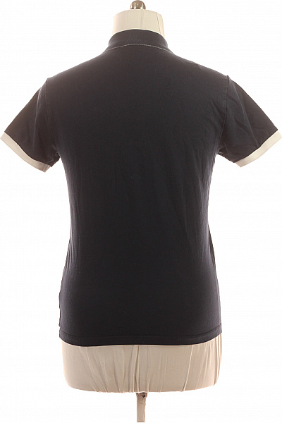 Mexx Pánské Polo Tričko Černé Krátký Rukáv Kontrastní Lemování Velikost l | Mexx | obrázek 2