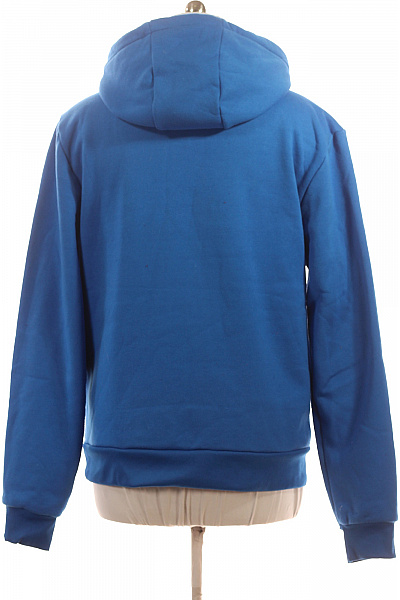 Geographical Norway Pánská modrá mikina s kapucí přes hlavu klokaní kapsou streetwear Vel. XXL | Geographical Norway | obrázek 2