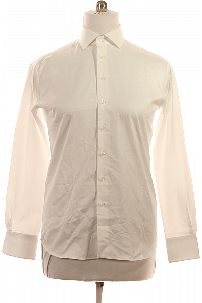 ARTIGIANO Pánská bílá košile dlouhý rukáv elegantní business vypasovaná Velikost 40 | ARTIGIANO | obrázek 2