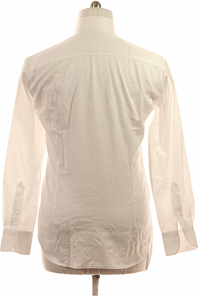 ARTIGIANO Pánská bílá košile dlouhý rukáv elegantní business vypasovaná Velikost 40 | ARTIGIANO | obrázek 3