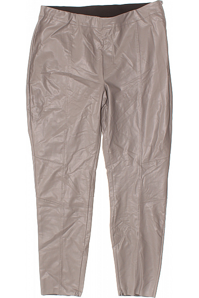 MILANO Dámské koženkové kalhoty dlouhé ležérní s pružným pasem Velikost 44 | MILANO | obrázek 2