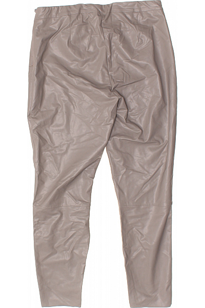 MILANO Dámské koženkové kalhoty dlouhé ležérní s pružným pasem Velikost 44 | MILANO | obrázek 3