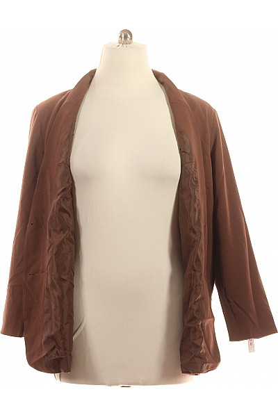 VERO MODA Dámské hnědé sako společenské ležérní jednořadé moderní kapsy Vel. 42 | VERO MODA | obrázek 4