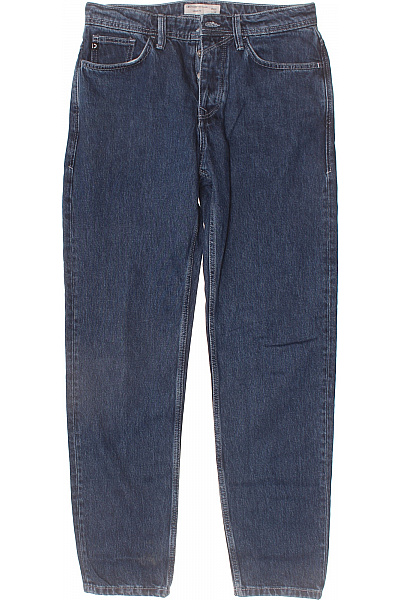 TOM TAILOR Dámské Džíny Loose Fit Tmavě Modré Klasické S Kapsami Velikost 31