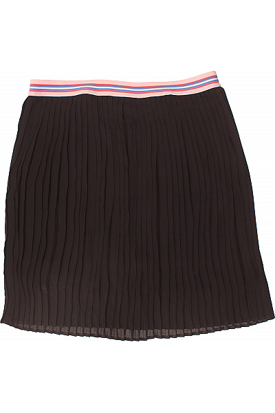 Marc O´Polo Černá plisovaná mini sukně s pruhovaným pružným pasem Velikost M | Marc O´Polo | obrázek 3